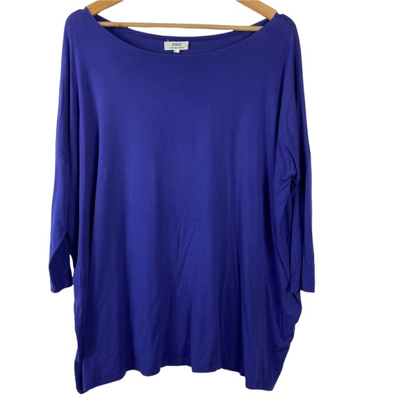 Piko Envi Free Tops - Piko Envi Free Fashion Flowy Tunic Lounge Soft Bamboo Spandex L
